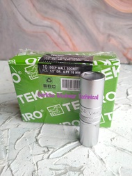 TEKIRO 1/2" 16 MM Mata Kunci Sock Sok Panjang Deep Wall 16mm 6PT 12PT