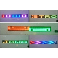 Strobo Running Text 7 baris Volume 2 .. 12 volt dan 24 volt