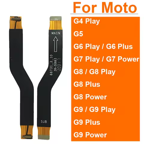 LCD Motherboard Mainboard Flex Cable For Motorola Moto G4 G5 G6 G7 G8 G9 Power Play Plus Main Board 