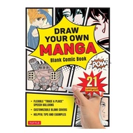 Draw Your Own Manga: Blank Comic Book (With 21 Different Templates)