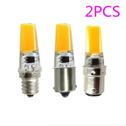 2PCS E11 LED 110V E12 220V led bulb E14 110V LED 220V E17 LED 110V BA15D LED BA15S 220V E14 LED COB 