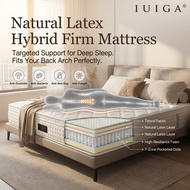 IUIGA Natural Latex Hybrid Mattress – 7-Zone Pocket Coils | 10-Year Warranty | Queen/King (1.5m/1.8m