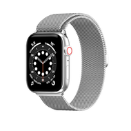 SwitchEasy魚骨牌 Apple Watch Mesh不鏽鋼米蘭錶帶/ 8/7/6/5/4/3/SE/Ultra/ 銀色/ 42/44/45/49mm