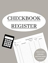 Checkbook Register: Log Book for Personal Checkbook & Small Business Bank Account Ledger Transaction