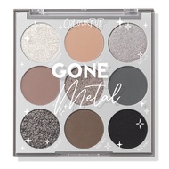 ColourPop Gone Metal Smokey Eye Grey Black Silver Eyeshadow Palette