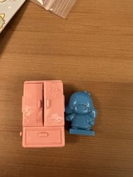 中古 Sanrio 1991 Lala little twin stars star 小天使 雙子星 Kiki Lala figure 公仔 衣櫃 衣櫥 食玩 擺設 公仔