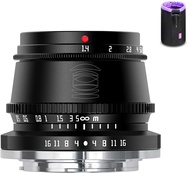 TTArtisan 35mm F1.4 Manual Focus APS-C Format Fixed Lens for Fuji Fujifilm X-Mount Cameras X-A1 X-A1