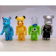 {CLEARANCES} BEARBRICK FIGURES PIKACHU/MIKE/SULLEY/LEICA (BB01)