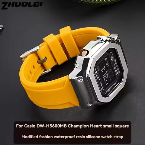 For G-SHOCK Casio 3516 DW-H5600 DW H5600 DW-H5600MB Series Modified Sports Silicone Watch Strap Case