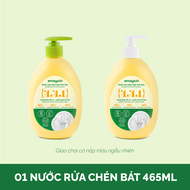 Nước rửa chén bát sinh học ENZYCO 465ml - Chiết xuất Bồ hòn và Enzyme Dứa