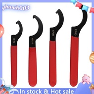 【yhumh03】Coilover Wrench, Hook Wrenches Tools Set Shock Spanner Wrench Set C-Shape Spanner Adjustabl