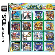 [Ready Stock]3DS Game Card 482in1 Collection Game For Nintendo 3DS NDS DS DSI Zelda Pokemon