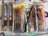 $50up 🇯🇵Zebra Sarasa clip 0.5mm 套裝Sanrio Disney //multi 多色筆 kuromi