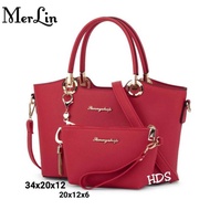 Mother's Sling Bag Women's Bag 2 in1 Women's Bag Korean Style Women's Bag Can Pay On Site