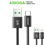 AIDOGA DC-426 USB Cable 60W Fast Charging Cable 3A Cable Mobile Smart Charge AIDOGA Cable AIDOGA DC-