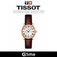 [Official Tissot Warranty] Tissot T122.210.36.033.00 Women's Carson Premium Lady Quartz Leather Watch T1222103603300