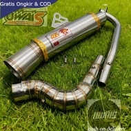 Exhaust RL Redleo Short Legend SLR110 SLR115Fi EX5 WAVE100 WAVE125 Dash110