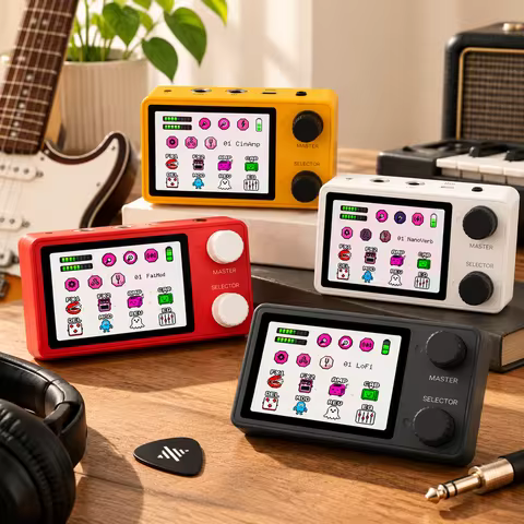Livtra Nanocore Mini Guitar Multi Effects Processor Portable Pocket Audio Interface For Electric Gui