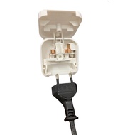 2 pin to 3pin plug Conversion plug/ EU to UK/ to conversion plug