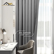 THTcurtaindesign 20# Iris Curtain (170CM-400CM) Blackout Curtain Murah (Hook & Eyelet)