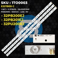 TOSHIBA 32 Inch TV Backlight 32PB200EJ 32PB201EJ 32PU200EJ