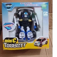 mainan robot  mobil polisi