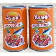 Sarden Asahi Tomat & Sarden Asahi Saus Pedas 155gr/ Asahi Sarden