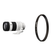 FE 70-200mm F4 G OSS Interchangeable Lens and AmazonBasics UV Protection Lens Filter - 72 mm