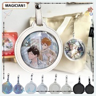 MAGICIAN Badge Bag, Multi-Color 58/75mm Badge Display Bag, Round Waterproof Bag Ornaments Badge Prot