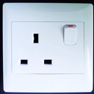 T  J 13A 1 GANG SWITCHED SOCKET [READY STOCK]