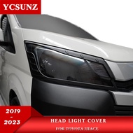 ABS Head light Cover For Toyota Hiace 2019 2020 2021 2022 2023 Van Commuter Quantum Car Exterior Acc