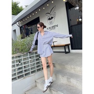 stripe04 Shirt oversized Skirt