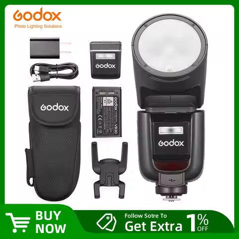 Godox V1 Pro V1Pro V1-C V1-N V1-S V1-F TTL Li-ion Round Head Camera Flash Wireless Speedlight For Ca