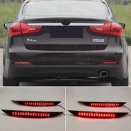 2PCS For Kia K3 Cerato Forte 2012 2013 2014 2015 2016 Car Red Len Led Rear Bumper Reflector Stop Bra