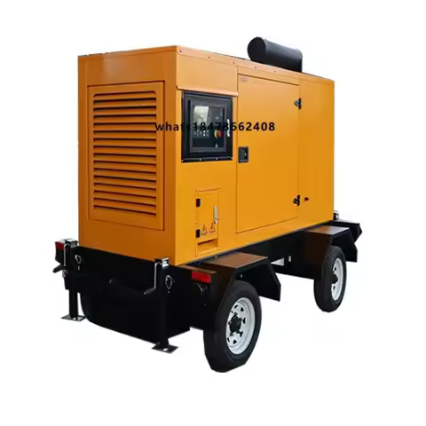 Portable Cheap Price 10kw 30kw 50kw 60kw 80kw 100kw 20kva 25kva 30kva Silent Type Generator Set