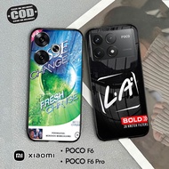 Glass Softcase For poco F6 & poco F6 PRO - Cellphone Case poco F6 & poco F6 PRO [T33].