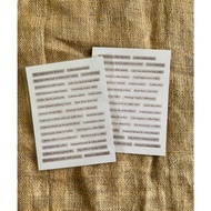 FATFAT Coffee Quotes Series Sticker Scrapbooking journaling DIY