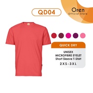 Oren Sport QD Quick Dry Plain T-Shirt QD04
