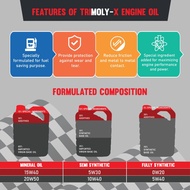 TRIMOLYX Manual Transmission GEAR OIL FLUID 80W90 1L API GL5-LSD Minyak Hitam Gearbox Manual Transmi
