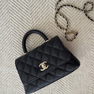 台灣專櫃購證CHANEL Coco Handle Mini 2022芯片款