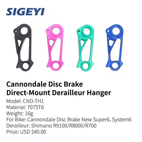 Sigeyi Road Bike Frame Rear Derailleur Direct Mount Hanger CND-TH1 CND-TH2 SuperSix,SystemSix,R9100/