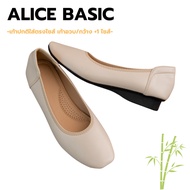 ALICE BASIC รองเท้าคัชชู ส้น 1 นิ้ว ใส่สบายซัพพอร์ทเท้าได้ดีมีพื้นกันลื่นและกำมะหยี่กันกัด ตระกร้า1