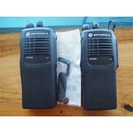 USED MOTOROLA GP328 UHF/VHF WITHOUT BATTERY WALKIE TALKIES