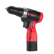 充電式家用多功能手電鑽轉冲擊手槍 DELIXI Electric Cordless Drill 12V