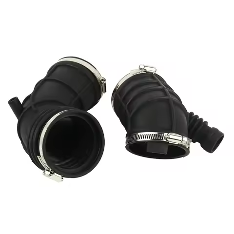 Engine Intake Throttle Boot Hose 2 pcs for BMW E46 323i 325i 328i 323Ci 325Ci 328Ci Z3 E36 2.5L 2.8L