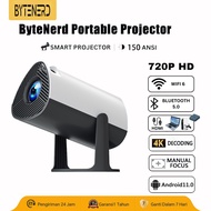 CY300MAX Projector Android 11.0 Bluetooth Projector 2.4+5G Wifi 6 Portable Mini Projector Support 4K