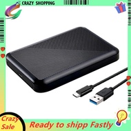 External Hard Drive Housing Enclosure 2.5" 5GB/S USB 3.1 for PC Laptop Supports 6TB Max Fits 7mm/9.5