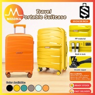 Mizona SKY TRAVELLER SKY383 3-In-1 PP Hard Cover Anti Theft Luggage For Travel (20Inch+24Inch+28Inch