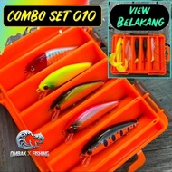 【Ombak X】Minnow SP Killer Sebarau Haruan PB Bulan casting SP MANIA JigHead Fishing Hook Tackle Box C