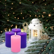 AE 3" CHRISTMAS ADVENT CANDLE ADVENT CANDLES CHRISTMAS ADVENT CANDLES ADVENT CANDLES